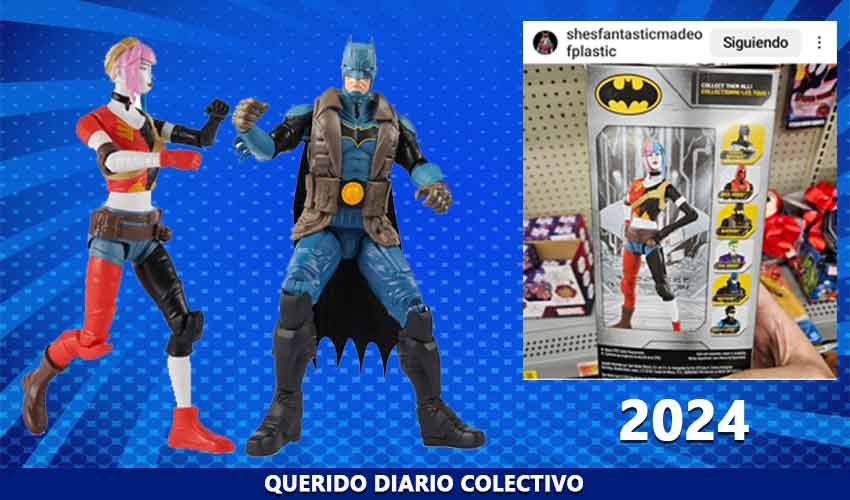 Querido Diario Colectivo Spin Master DC Figuras 2024 Harley Quinn Batman Azul 30cm Ingrid Cervantes