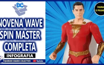 SpinMaster Shazam Linea Novena Wave Completa Figuras 12 Pulgadas 12inch DC Live Action 2023 Querido Diario Colectivo Infografia