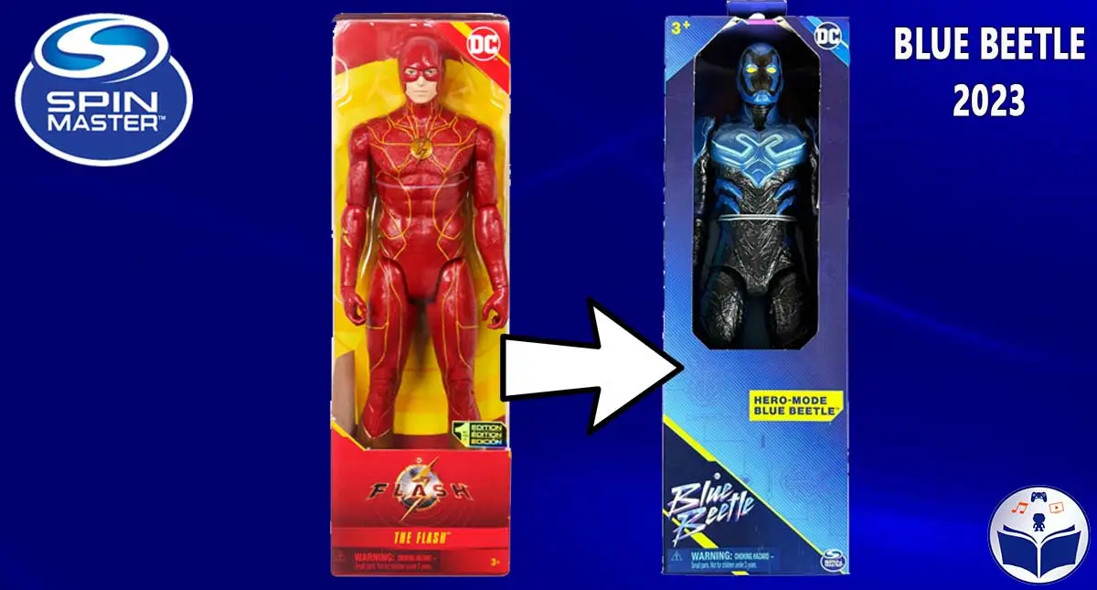 Blue Beetle Wave 11 Spin Master Figuras 12 pulgadas 2023 Jaime Infografia DC Querido Diario Colectivo Nuevo Empaque Carton