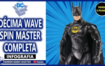 SpinMaster The Flash Linea Decima Wave Completa Figuras 12 Pulgadas 12inch DC Live Action 2023 Querido Diario Colectivo Infografia