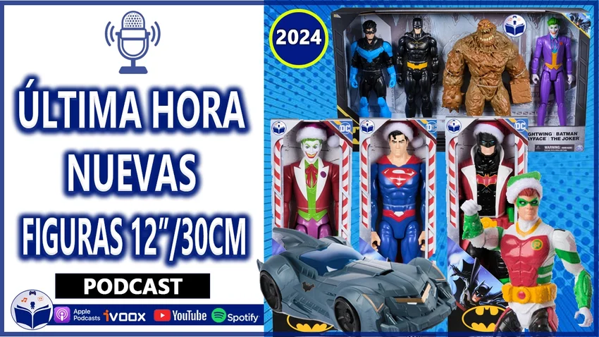 Querido Diario Colectivo Noticias Coleccionables Figuras DC Comics Adventures Holiday Santa Navidad Fiestas Batman Joker Clayface 2024 Spin Master