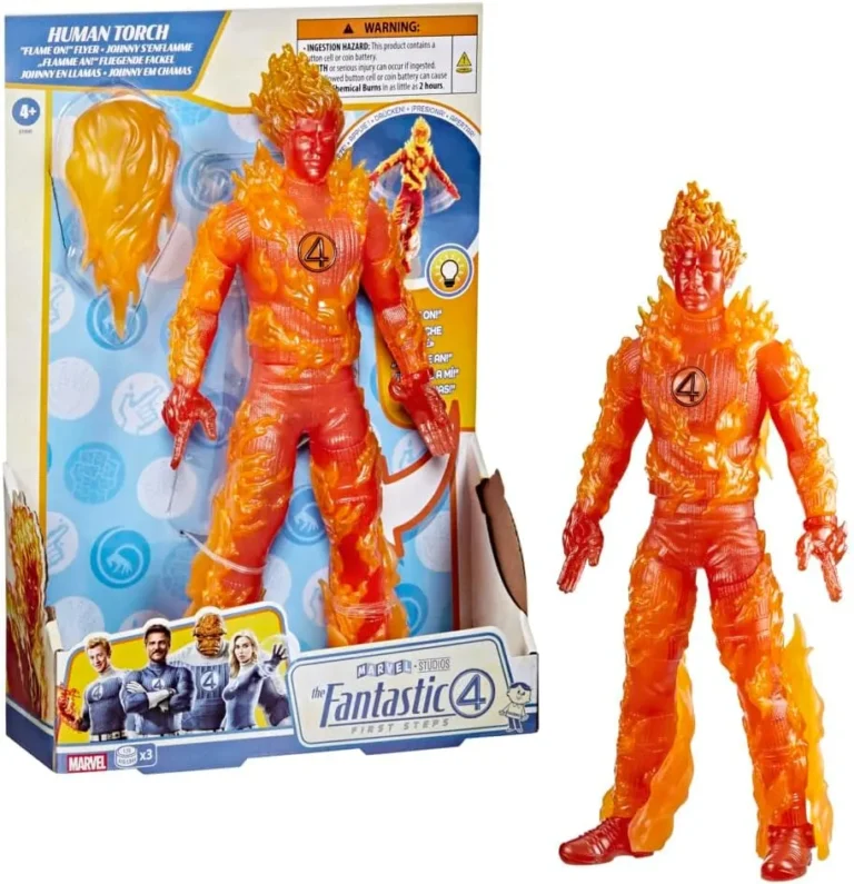 Confirmado: Hasbro lanzará nueva figura de la Antorcha Humana y Mister Fantástico de los Cuatro Fantásticos Primeros Pasos 7 Antorcha Humana Figura de Accion Hasbro Electronica Luz Cuatro Fantasticos Primeros Pasos 2025 Querido Diario Colectivo Ingrid Cervantes 4