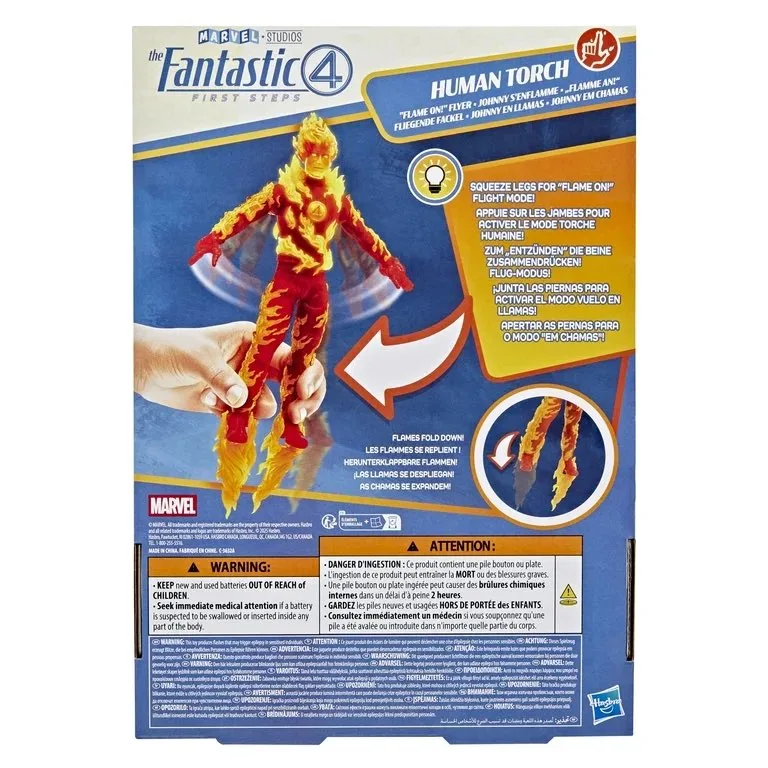 Confirmado: Hasbro lanzará nueva figura de la Antorcha Humana y Mister Fantástico de los Cuatro Fantásticos Primeros Pasos 9 Antorcha Humana Figura de Accion Hasbro Electronica Luz Cuatro Fantasticos Primeros Pasos 2025 Querido Diario Colectivo Ingrid Cervantes 5