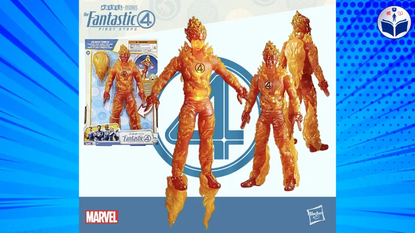 Confirmado: Hasbro lanzará nueva figura de la Antorcha Humana y Mister Fantástico de los Cuatro Fantásticos Primeros Pasos