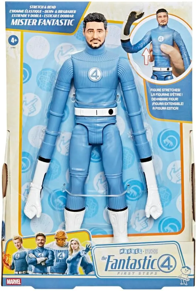 Confirmado: Hasbro lanzará nueva figura de la Antorcha Humana y Mister Fantástico de los Cuatro Fantásticos Primeros Pasos 3 Mr Fantastico Pedro Pascal Hasbro Empaque Figura Cuatro Fantasticos Primeros Pasos Querido Diario Colectivo