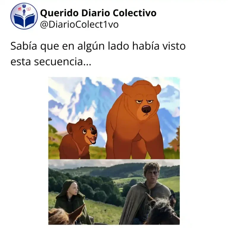 Sabía que en algún lado había visto esta secuencia...